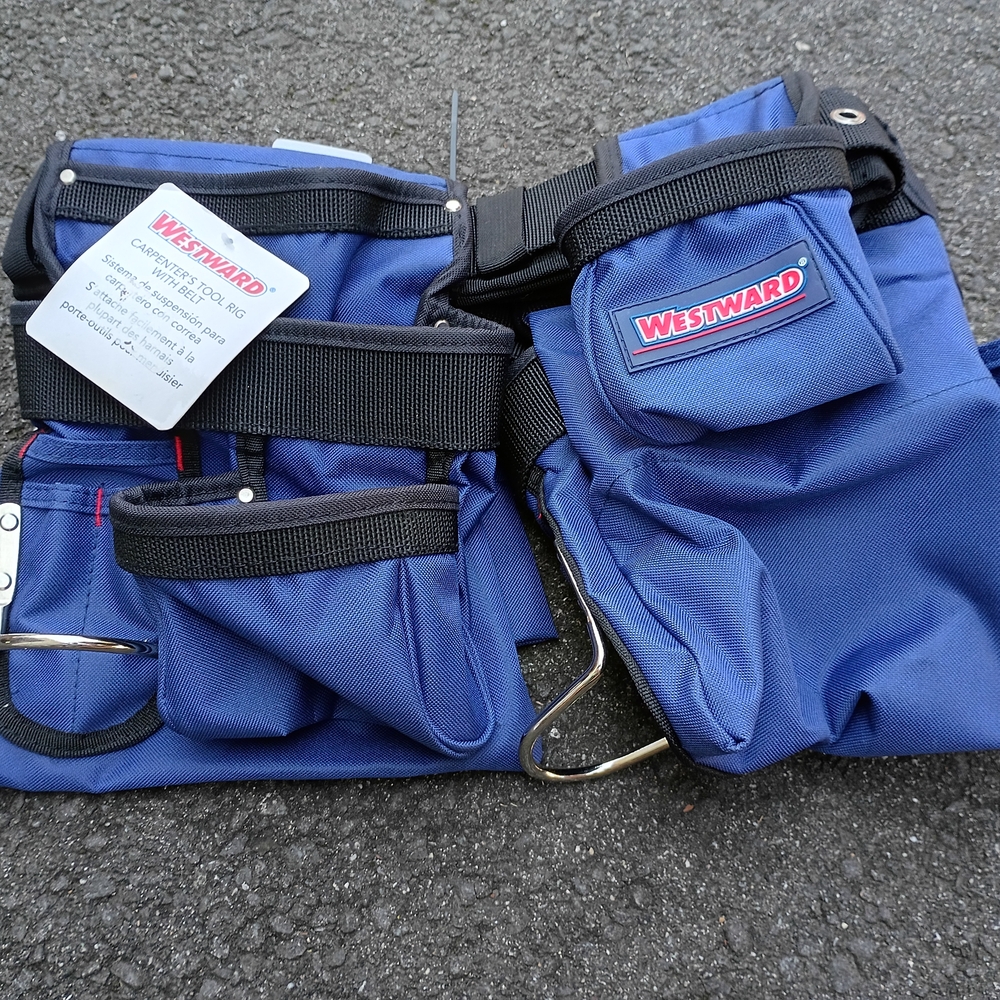Westward carpenter tool rig with belt